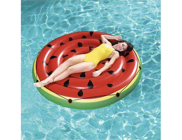 Materassino Gonfiabile Isola Galleggiante Anguria Tonda 188cm Mare Piscina 8
