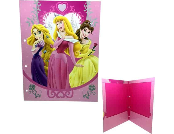 Cartellina Porta Disegni Principesse Disney Bambini Scuola Porta Documenti