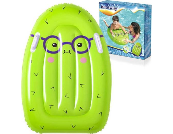 Tavola da Surf Gonfiabile Per Bambini Giochi da Mare Piscina 84x56 cm 3-8 anni