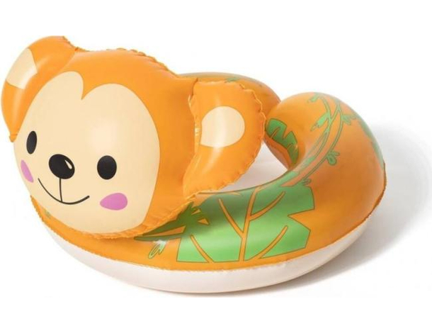 Ciambella Gonfiabile Salvagente Animale Scimmietta 45x51cm Piscina Mare Bambini