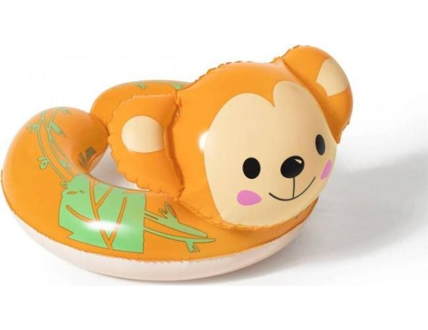 Ciambella Gonfiabile Salvagente Animale Scimmietta 45x51cm Piscina Mare...