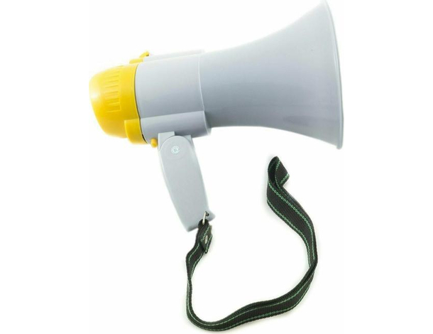 Megafono Professionale Altoparlante Registratore Musica Sirena Fino a 200 metri