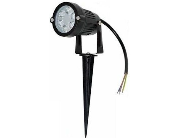 Faretto Led 4000k Faro da Giardino 6w Supporto Picchetto Luce Calda 540lmn...