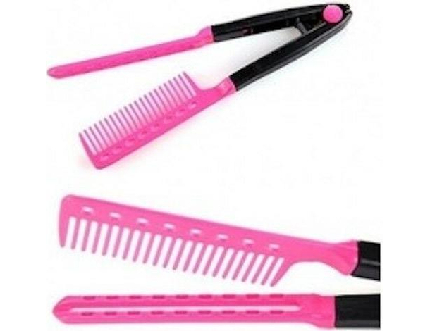 Spazzola Lisciante Districante Doppio Pettine Asciugatura Rapida Senza...