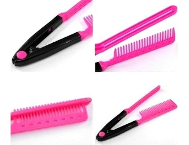 Spazzola Lisciante Districante Doppio Pettine Asciugatura Rapida Senza...