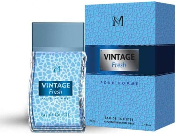 Profumo da Uomo Vintage Fresh 100ml Eau de Toilette Parfum Pour Homme Spray