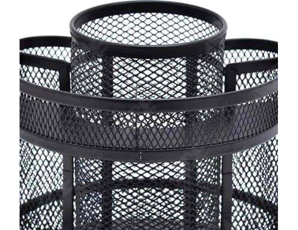 Portaoggetti da Scrivania in Metallo Traforato con 7 Scomparti Portapenne...