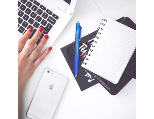 12x Penne a Sfera Greep con Punta da 1 mm Vari Colori Scuola Ufficio Casa...