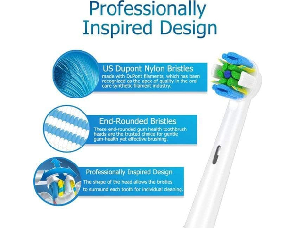 20x Testine di Ricambio per Spazzolino Elettrico Compatibile Braun ORAL B...