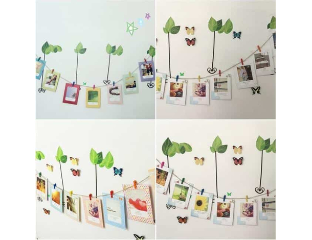 168x Mollette in Legno Appendi Foto 7,2cm Mollettine Colorate Decorazione...