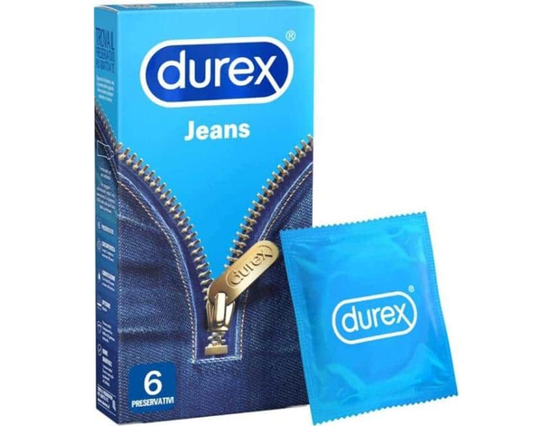 24x Preservativi Jeans Anatomici Classici 4 Scatole da 6 Profilattici Easy-on