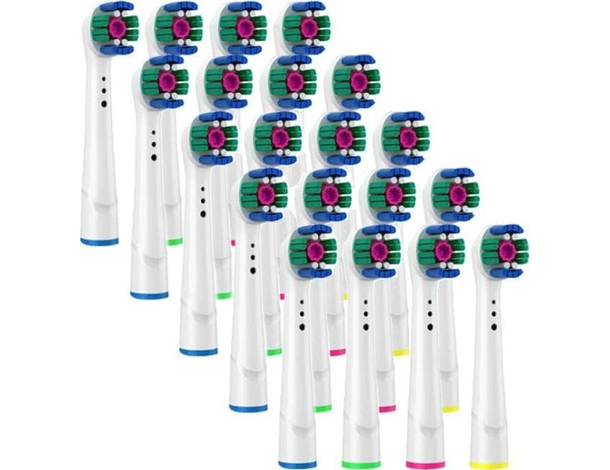 20x Testine di Ricambio Spazzolino Elettrico Compatibile Braun ORAL B YE-18A