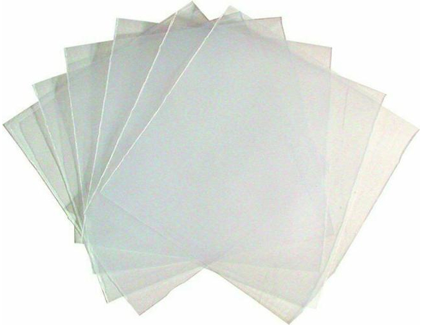 200x Bustine per CD e DVD Trasparenti In Plastica PVC Con Aletta Di Chiusura...