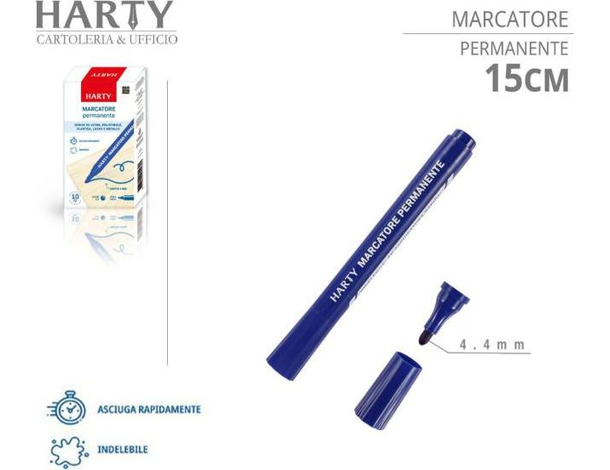10x Pennarello Permanente Indelebile Marcatore Vetro Plastica Rosso/Nero/Blu...