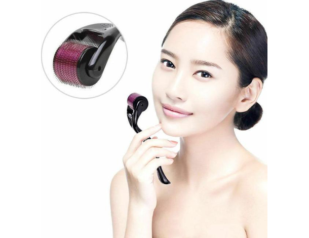 Rotella con 540 Micro Aghi da 1mm Terapia Pelle Trattamento Bellezza Rughe Viso