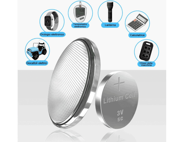 20x Pile CR1225 3V Batteria a Bottone Litio Orologio Bilancia Batterie Pila...