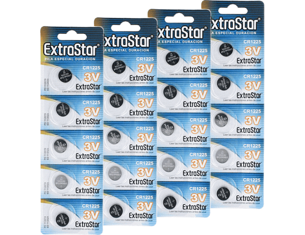 20x Pile CR1225 3V Batteria a Bottone Litio Orologio Bilancia Batterie Pila