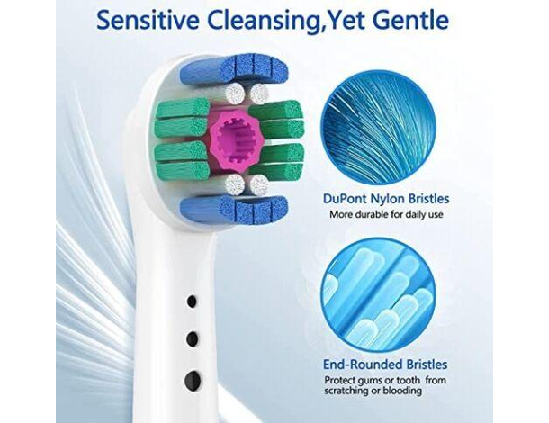 20x Testine di Ricambio Spazzolino Elettrico Compatibile Braun ORAL B YE-18A...