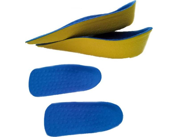 Coppia Solette Unisex Alza Tacco Massaggianti per Scarpe Plantari Morbidi 3cm