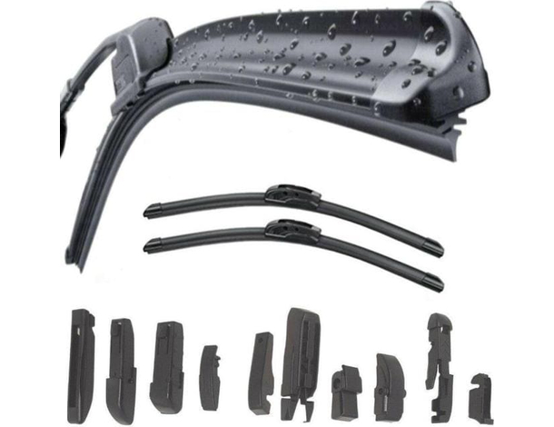 Kit 2 Spazzole Tergicristallo Parabrezza Anteriore per KIA CEED da 03/10 a 12/12