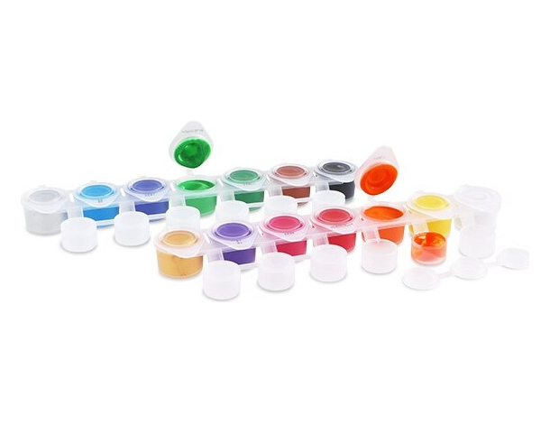 Set per Pittura Disegno con Tempere Colorate da 14 Colori Bambini Scuola...