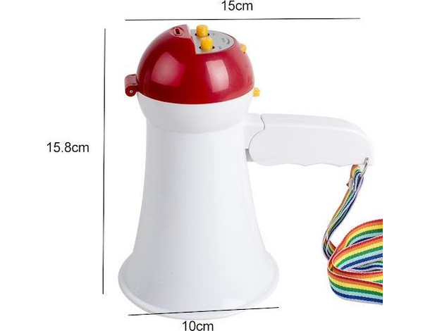 Megafono Portatile Altoparlante Mini Amplificatore Voce a Batteria Giocattolo...