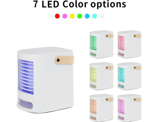 Mini Condizionatore Ventilatore Umidificatore Raffrescatore Portatile Caldo...