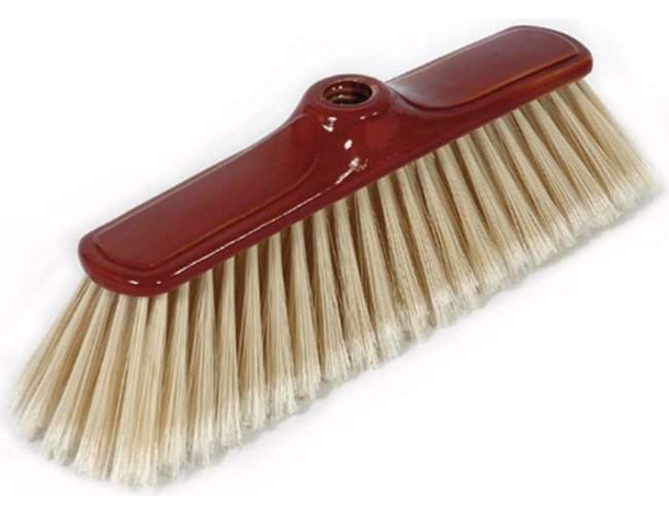 Scopa Nordica Bionda con Setole da 34 cm per Tutti i Pavimenti Interni di...