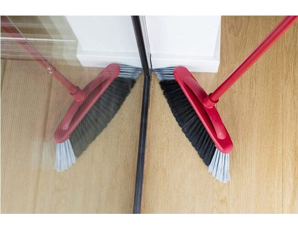 2x Scopa 2 in 1 per Angoli Ricambio Ideale per Pavimenti Pulizia Casa Polvere...