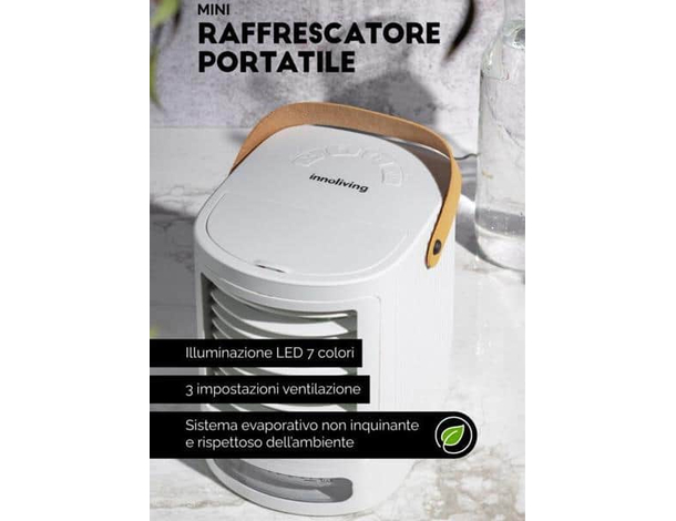 Mini Condizionatore Ventilatore Umidificatore Raffrescatore Portatile Caldo...