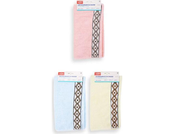 Set 12 Pezzi Asciugamani Cotone Motivo Geometrico Colorato Morbido Viso...