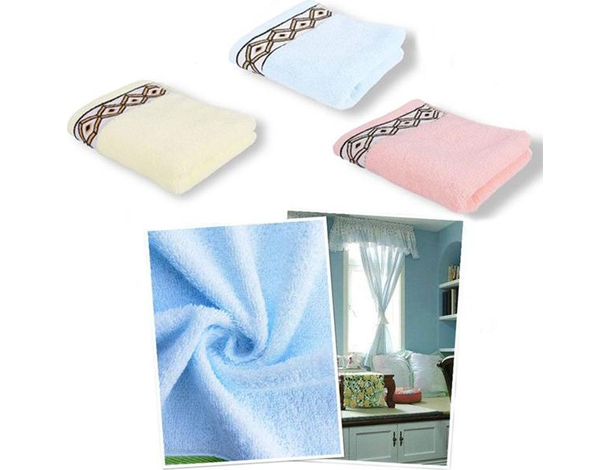 Set 12 Pezzi Asciugamani Cotone Motivo Geometrico Colorato Morbido Viso...