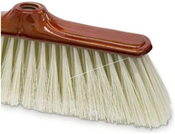 Scopa Nordica Bionda con Setole da 34 cm per Tutti i Pavimenti Interni di...