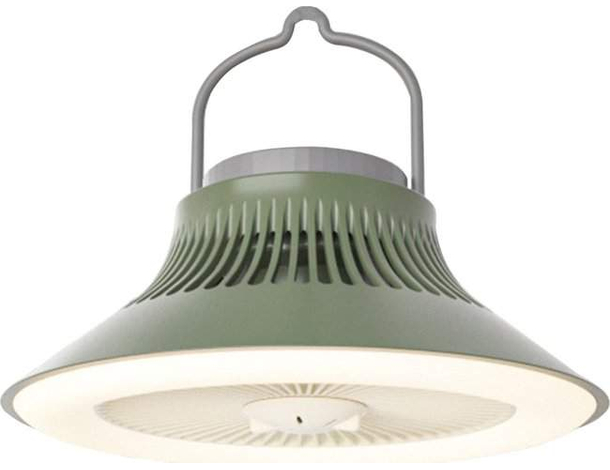 Ventilatore da Campeggio con Lampada LED Ricaricabile Portatile da Esterno