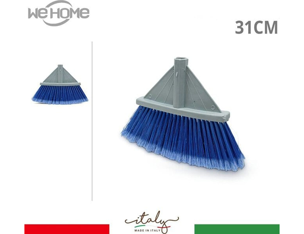 2x Scopa Alta Sottile Pulizia Pavimenti Cattura Sporco con Setole Casa 4