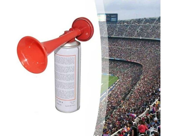 Tromba da Stadio a Gas Trombetta Rumorosa con Bomboletta Tifo Europei Mondiali