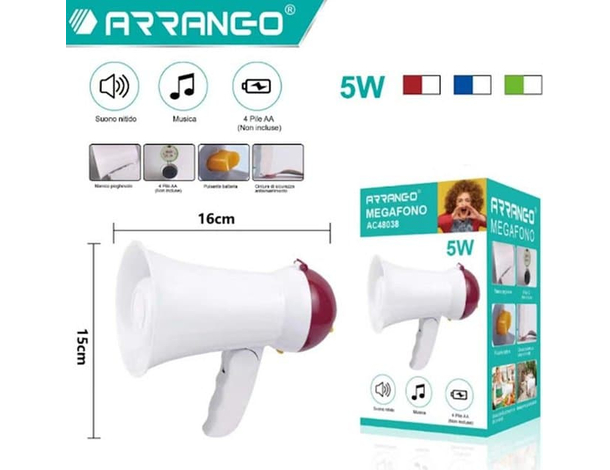 Megafono Portatile Altoparlante Mini Amplificatore Voce a Batteria Giocattolo...