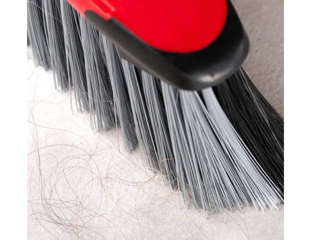 2x Scopa Classica Vileda 2 in 1 per Interni Pulizie Polvere Capelli Sporco 4