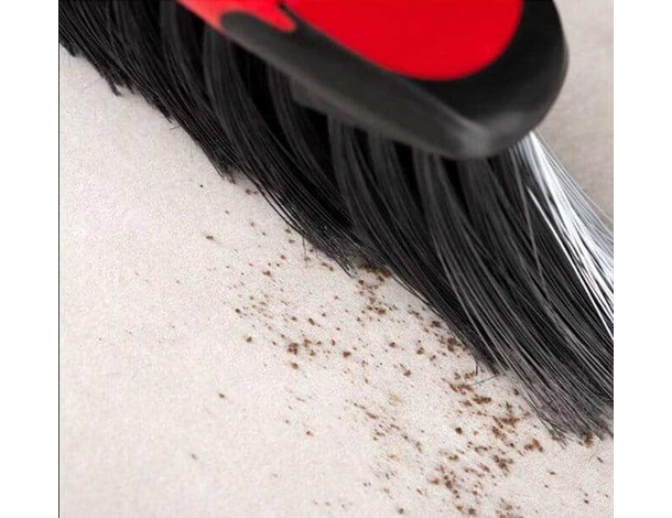 2x Scopa Classica Vileda 2 in 1 per Interni Pulizie Polvere Capelli Sporco 3