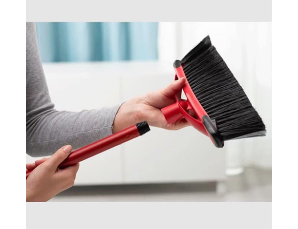 2x Scopa Classica Vileda 2 in 1 per Interni Pulizie Polvere Capelli Sporco 9