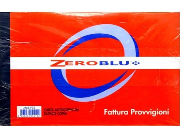 Blocco Duplice Copia per Fatture e Provvigioni 50 Fogli Ricevute Pagamenti