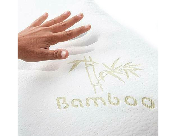 Cuscino Cervicale Memory Foam 8 in1 Bamboo Guanciale Letto Anallergico 40x70cm