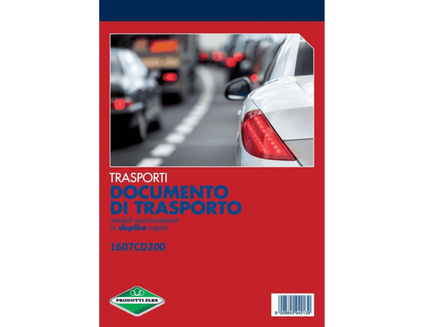 5x Blocchi Documenti di Trasporto 21.5x14.8cm 50 Moduli Duplice Copia con...