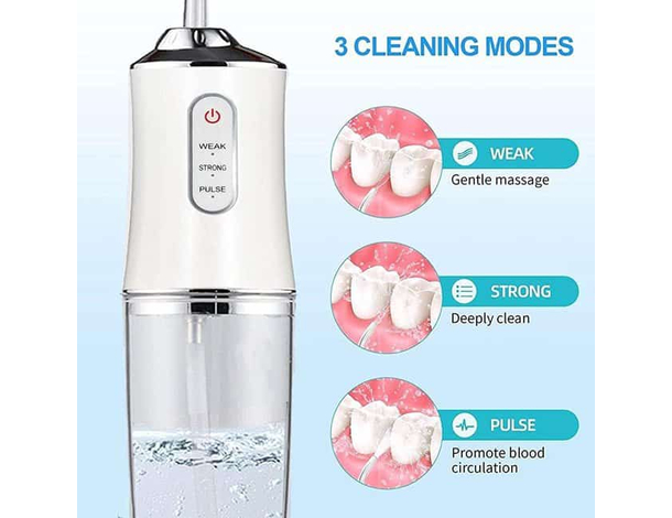 Idropulsore Dentale USB Professionale Irrigatore Orale Elettrico Denti...