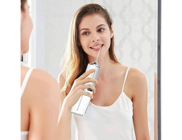 Idropulsore Dentale USB Professionale Irrigatore Orale Elettrico Denti...