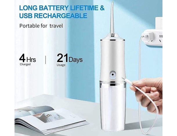 Idropulsore Dentale USB Professionale Irrigatore Orale Elettrico Denti...