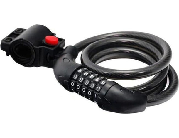 Lucchetto con Catena Combinazione 5 Cifre Antifurto per Scooter Bicicletta...