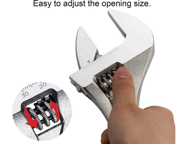 Chiave Inglese Regolabile a Rullino multifunzione in acciaio 150/200/250/300...