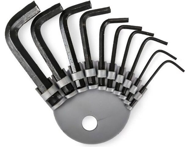 Set chiavi esagonali chiavini 10 pezzi chiave esagonale a brugola da 1.5-10 mm