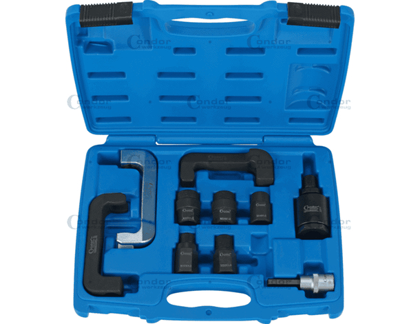 Attrezzi smontaggio iniettori diesel 10 pezzi Alfa BMW Fiat Renault Condor 3311